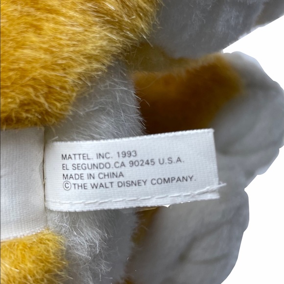 Vintage Disney Purring Simba Cub 10” Plush The Lion King Purrs 1993 Mattel - Picture 8 of 8